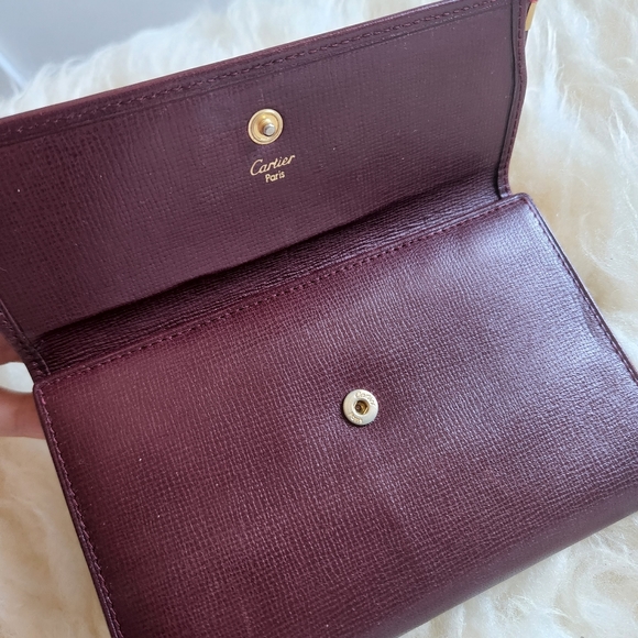 Cartier Embossed Leather Logo wallet - Picture 7 of 8